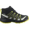 Salomon XA Pro V8 Mid CSWP J 472894 black/deep lichen dětské nepromokavé trekové boty