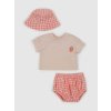 GAP Baby pruhovaný set Ružová 6-12M Ružová Ružová
