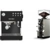 Ascaso Steel DUO, Black + Eureka Mignon Libra, CR chrome