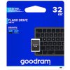 Goodram USB flash disk, USB 2.0, 32GB, UPI2, čierny, UPI2-0320K0R11, USB A, s krytkou