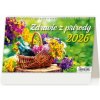 Stolový kalendár riadkový 22,6x13,9 cm - Zdravie z prírody 2026