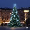 LED svetelná sada pre vianočné stromčeky 9-11 m vysoké, ľadovo biela s bleskom, dekory DZX0EFD08
