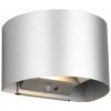 TRIO Reality R27769187 TALENT vonkajšie nástenné svietidlo so senzorom SMD LED 2x5W/50lm 3000K IP44 titanová, nabíjateľná batéria, USB-C port