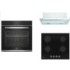 Set spotrebičov Beko-rúra BBIM13300X, doska HILG64220S, odsávač CTB6407X