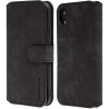 AppleMix DG.MING puzdro pre Apple iPhone Xr - stojan + slot na kreditnú kartu - čierne