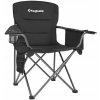 Záhradná stolička KingCamp látka čierna