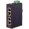 Planet IPOE-260 PoE průmyslový injektor, 2x port, 4x1Gb, 2x 802.3at 30W, DIN, IP30, -40~75°C, dual power 48-56VDC