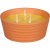 Sviečka proti hmyzu CITRONELLA žardinka SIRIUS 850g d18x7cm
