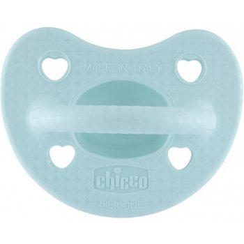 Chicco Baby silikon cumlík physio luxe modrá