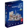 CubicFun 3D puzzle svítící Notre Dame de Paris 149 ks