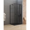 New Trendy K-0581 NEW SOLEO BLACK štvorcový sprchový kút 90 cm, pravý 90 x 90 cm čierna