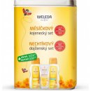 Weleda Měsíčkový kojenecký krém 75 ml + kojenecká kúpeľ 200 ml + kojenecký olej 200 ml + Bavlněná plena s potiskem darčeková sada