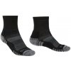 Pánske turistické ponožky Bridgedale Lightweight Merino 3/4Crew Black Veľkosť: EUR 40-43