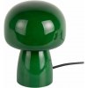 Tmavozelená sklenená stolová lampa (výška 20 cm) Fervor – Leitmotiv