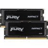 Kingston FURY Impact/SO-DIMM DDR5/32GB/6000MHz/CL38/2x16GB/Black