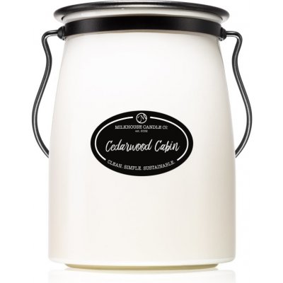 Milkhouse Candle Co. Creamery Cedarwood Cabin Butter Jar 624 g