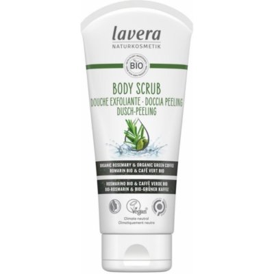 Lavera Bio Rosemary & Bio Green Coffee energizujúci telový peeling 200 ml