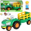 LEAN TOYS Traktor so zvieratkami pre batoľatá