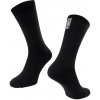 Ponožky FORCE LONGER SLIM, čierne S-M/36-42