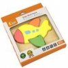 Viga drevené puzzle pre deti - Lietadlo