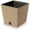 Kvetináč Prosperplast FURU SQUARE LOW ECO WOOD 30 cm naturo