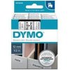 páska DYMO 45013 D1 Black On White Tape (12mm)