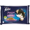 FELIX Fantastic JUNIOR kura a losos v želé 4 x 85 g