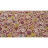 Bavlnená látka MISAKI kvety fuchsie šírka 160 cm