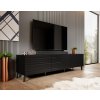 Cama RTV NOVA skriňa 186x40x48 matná čierna