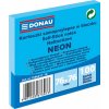 DONAU Bloček Donau neónový 76x76mm modrý