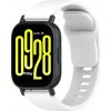 Remienok Bizon Strap Watch Silicone Xiaomi Redmi Watch 5 Lite/5 Active biely