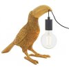 Endon 95077 - Stolná lampa TOCO TOUCAN 1xE27/10W/230V zlatá 95077 + záruka 3 roky zadarmo
