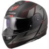 Výklopná přilba LS2 FF908 Strobe II Code 06 černá/šedá S