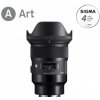 Sigma 24/1,4 DG HSM ART Sony E záruka 4 roky + ochranný filter ZADARMO