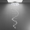 Trendy luster LUXERA 62410 LED krištáľ COIL Ø35