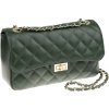 NovaKabelka.sk Eliana Verde kožená talianska crossbody kabelka zelená
