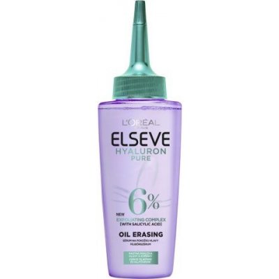 L'Oréal Paris Elseve Hyaluron Pure Oil Erasing Scalp Serum sérum s exfoliačným komplexom na mastnú pokožku hlavy 102 ml pre ženy