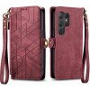 VSETKONAMOBIL 100992 GEOM Peňaženkové puzdro pre Samsung Galaxy S25 Ultra 5G červené