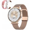 Smart hodinky Blavec W17 Amber HD AMOLED smartwatch (SWW17-RG) ružovo-zlaté + 2 remienky