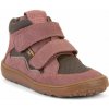 Dievčenské barefoot topánky TEX AUTUMN Gray/Pink Froddo G3110266-17 - 36