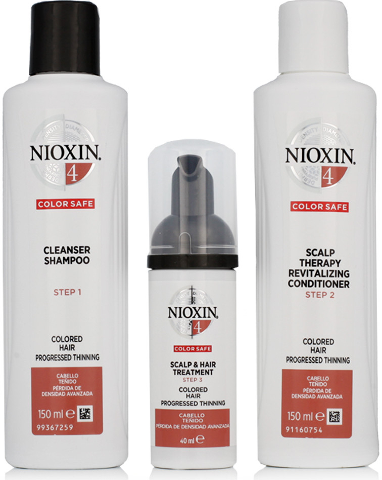 Nioxin System 4 šampon Cleanser Shampoo 150 ml + kondicionér Scalp Therapy Revitalizing Conditioner 150 ml + vlasová péče Scalp & Hair Treatment 40 ml darčeková sada