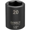 DeWALT DT7538 nástrčná hlavice EXTREME IMPACT 1/2“ krátká, 20 mm