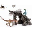 Figúrka a zvieratko Schleich 41461 sada jaskyňa s dinosaurami