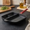 MONETA Pro Grill 49,8 x 33 cm čierna - nepriľnavá rozdelená grilovacia panvica