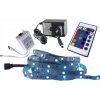 SADA LED pás SMD RGB 5050 ovládač diaľkový ovládač 1m