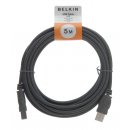 USB kábel Belkin kábel USB 2.0 A/B 5m