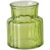 Boltze Dekoratívna sklenená váza Tilla XS, zelená, pr. 7,5 x 8,7 cm