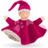 Bábika na maznanie Tidoudou Pink Grenadine Mon Doudou Corolle z extra jemného textilu s modrými očami 17 cm od 0 mes