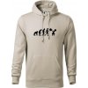 Evolution fitness - Mikina pánska Cape s kapucňou - XL ( Ľadovo sivá )