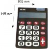 Kalkulačka MILAN 151708BL stolová čierna
